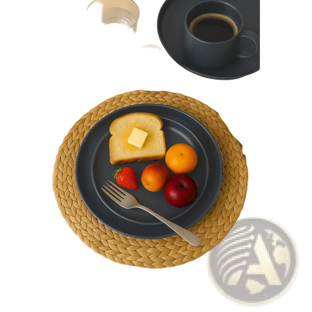 12-piece Stoneware Dinnerware Set Matte Glaze Service for 3