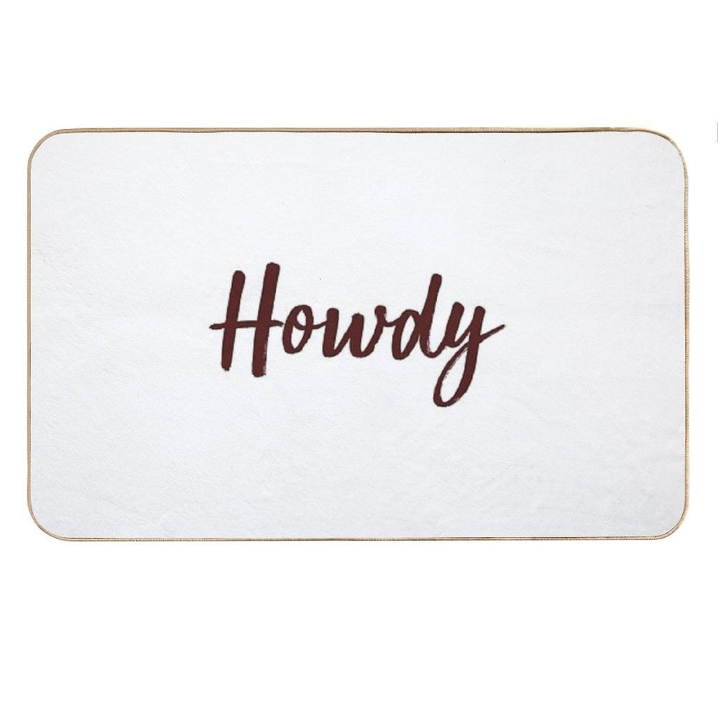Howdy Bath Mat