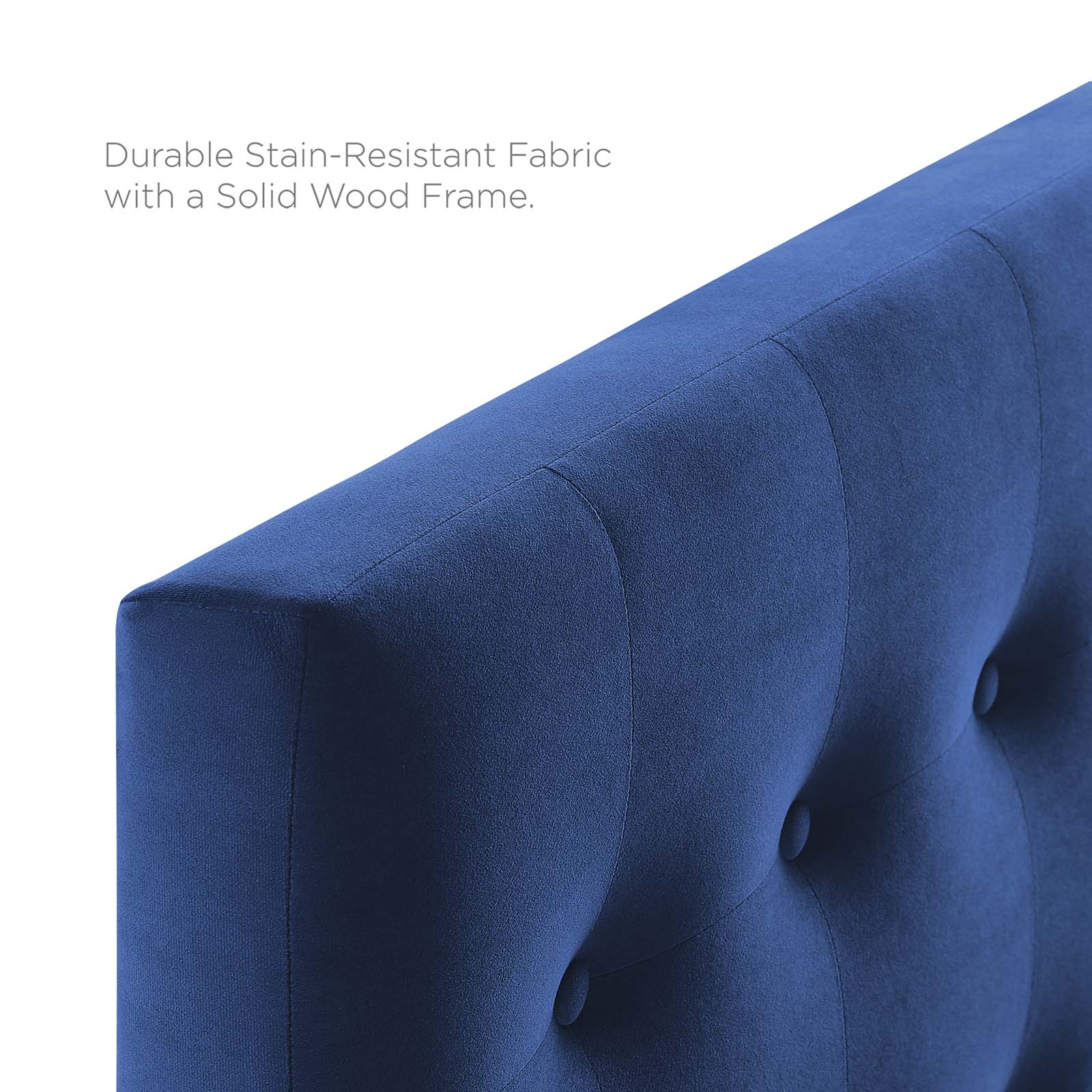 Emily Biscuit Tufted Performance Velvet Twin Headboard by Modway