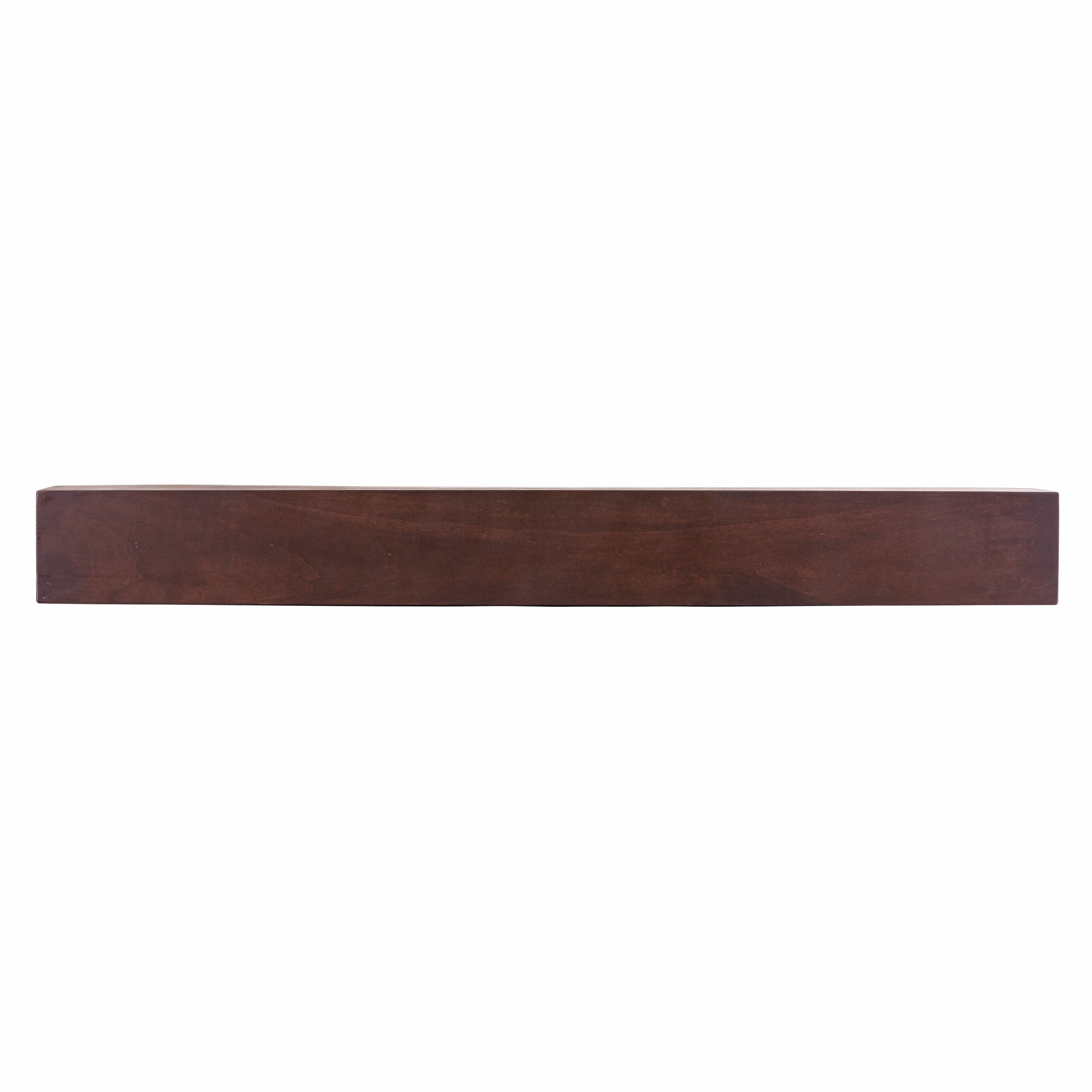Farmhouse Poplar Wood Floating Fireplace Mantel