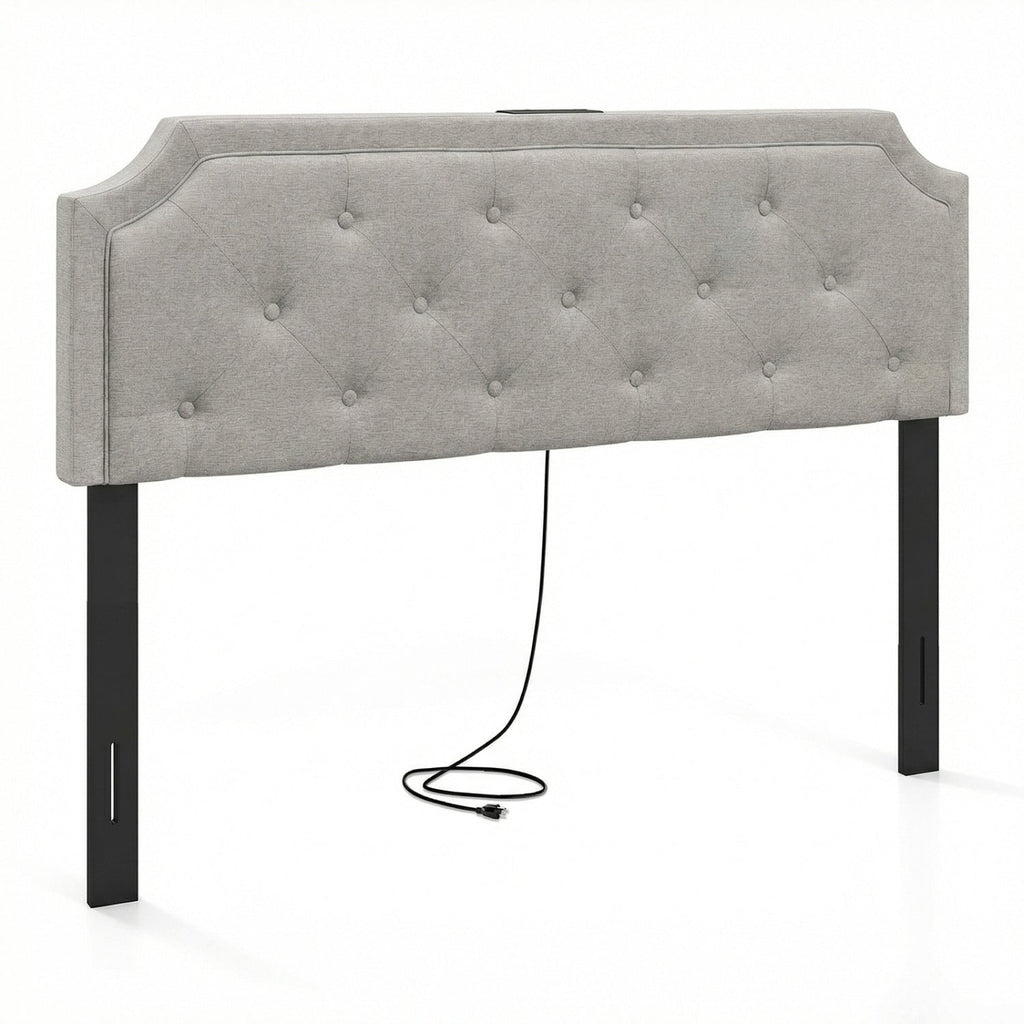Headboard for Queen and Full Size Bed Tufted Upholstered Head Board
