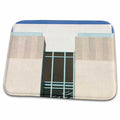 Dish Drying Mat - White plate with green clover leafs for Saint Patrick s Day. Designs - Holidays