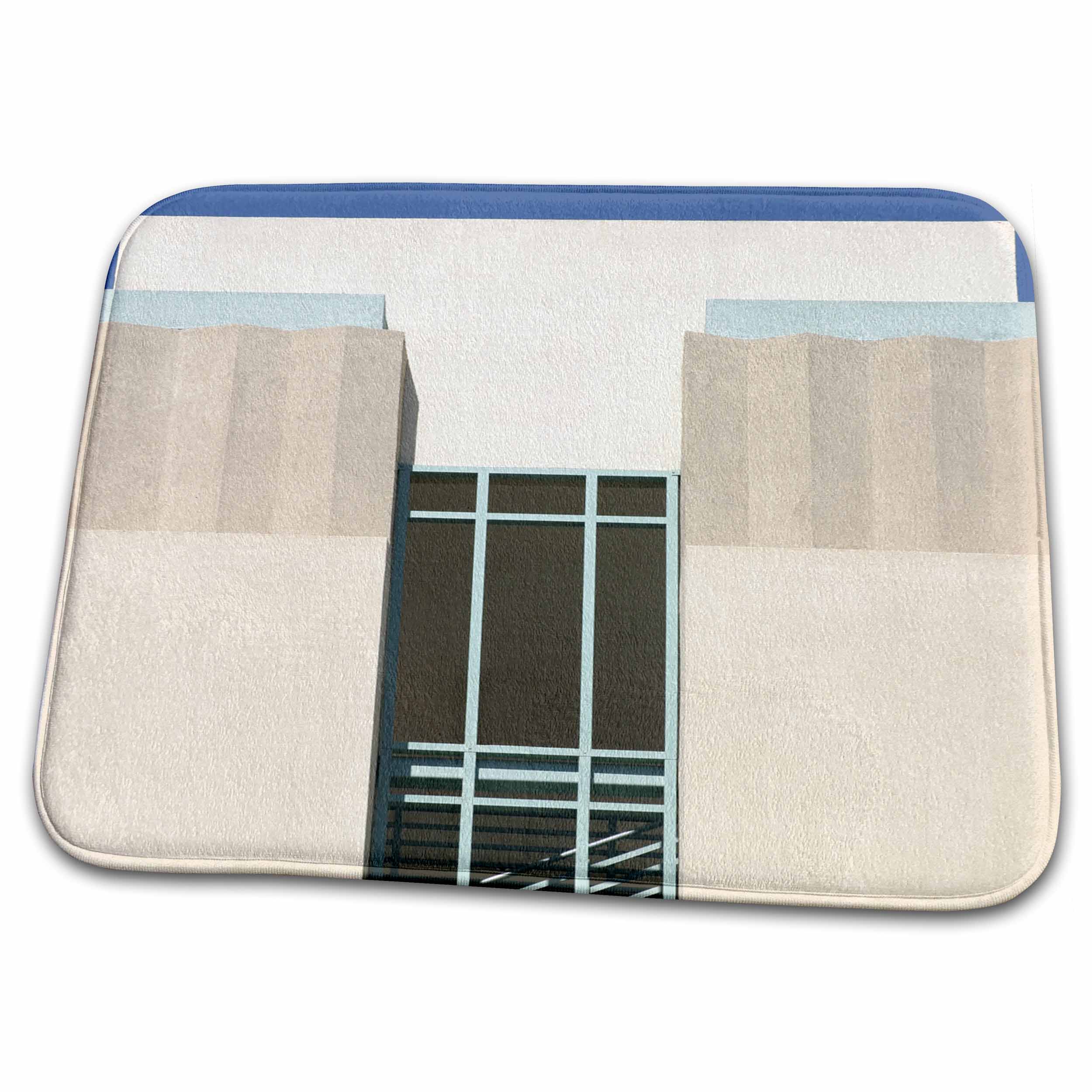 Dish Drying Mat - White plate with green clover leafs for Saint Patrick s Day. Designs - Holidays
