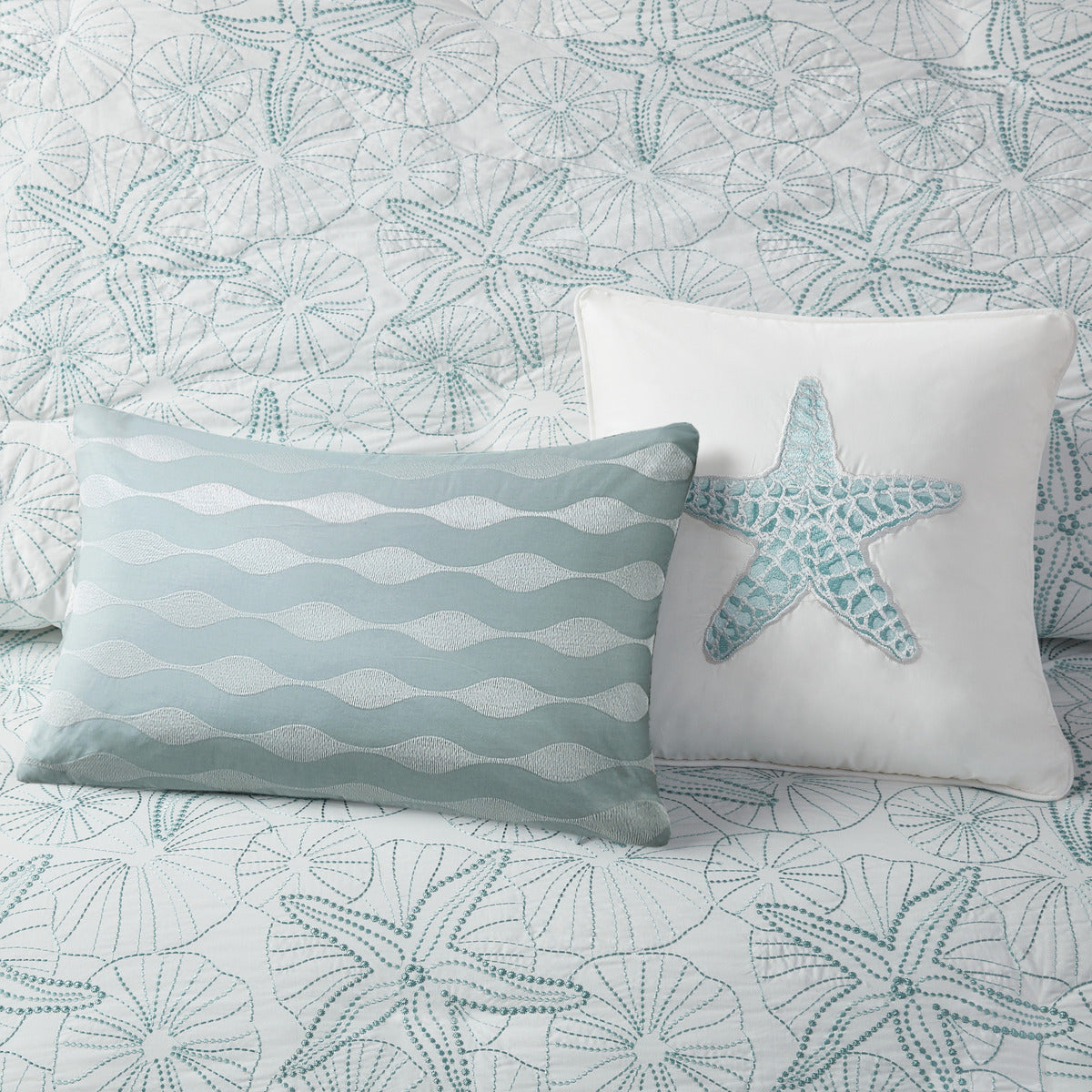 Duvet Cover Mini Set White Full/Queen