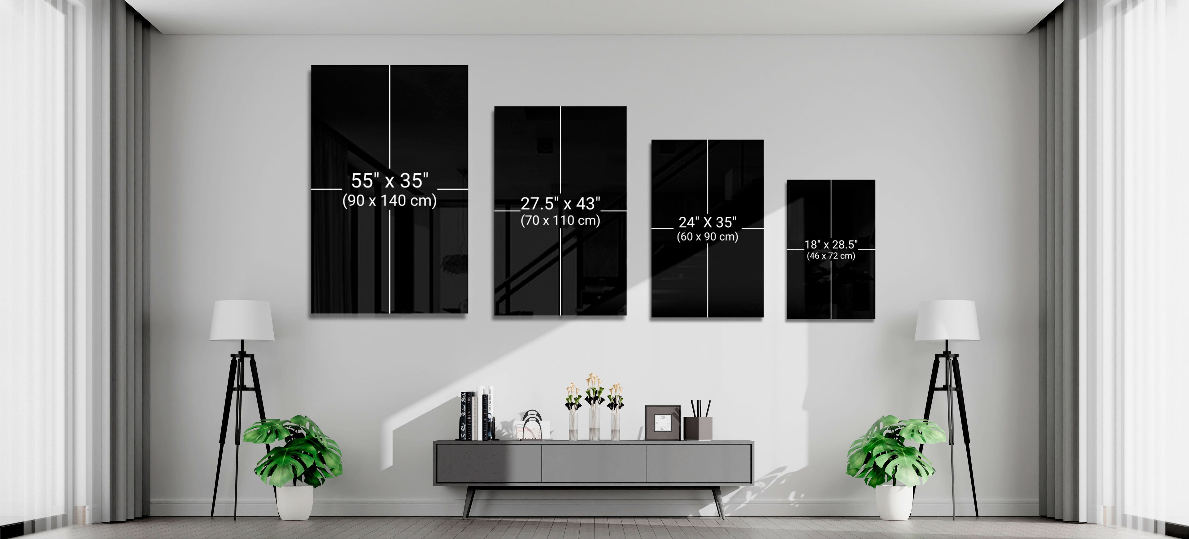 Ocean Life Glass Wall Art