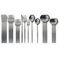 Modern Matte Blue Stainless Steel Cutlery Set