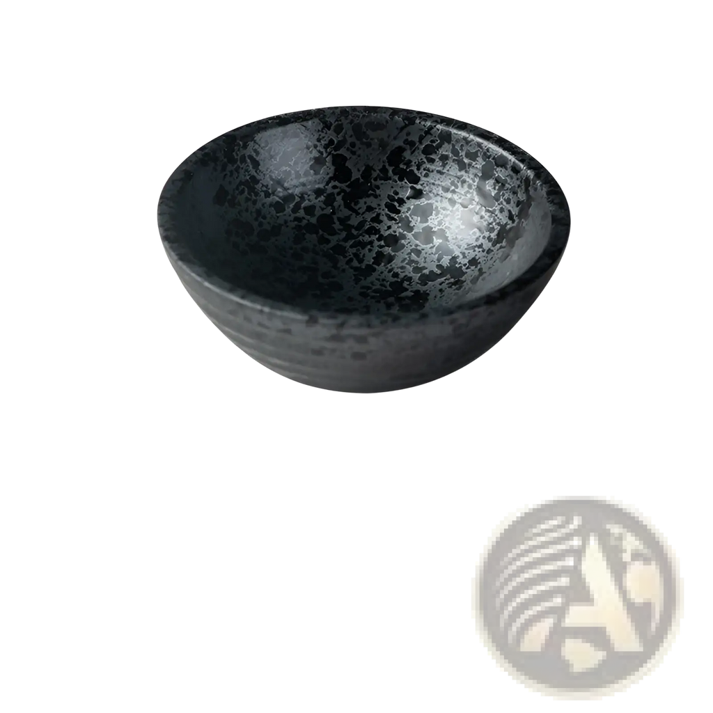 Japanese Ceramic Small Plates Rustic Speckled Glaze