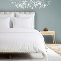 400TC Cotton Sateen Small Scallop Embroidery Duvet Cover Set