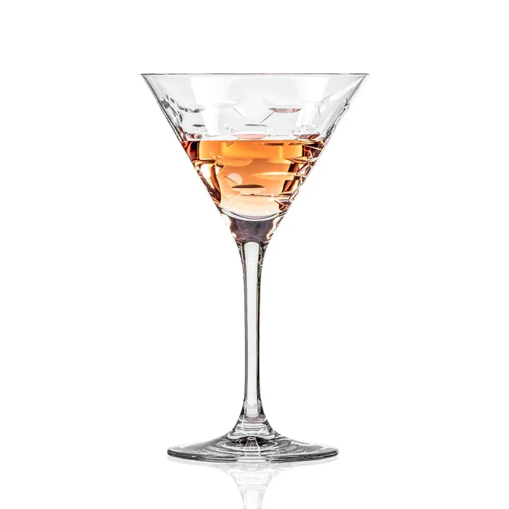 School of Fish Etched Glassware