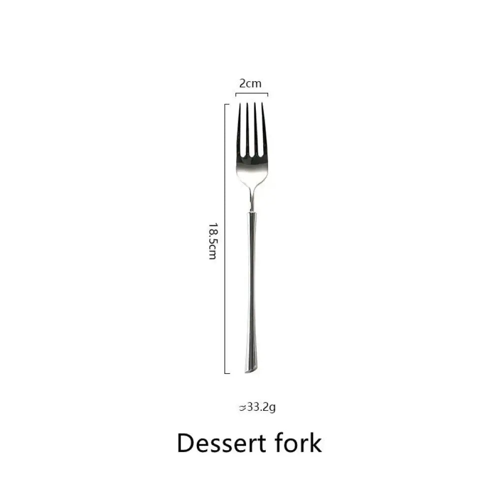 Polished Silver Western Stainless Steel Cutlery Set