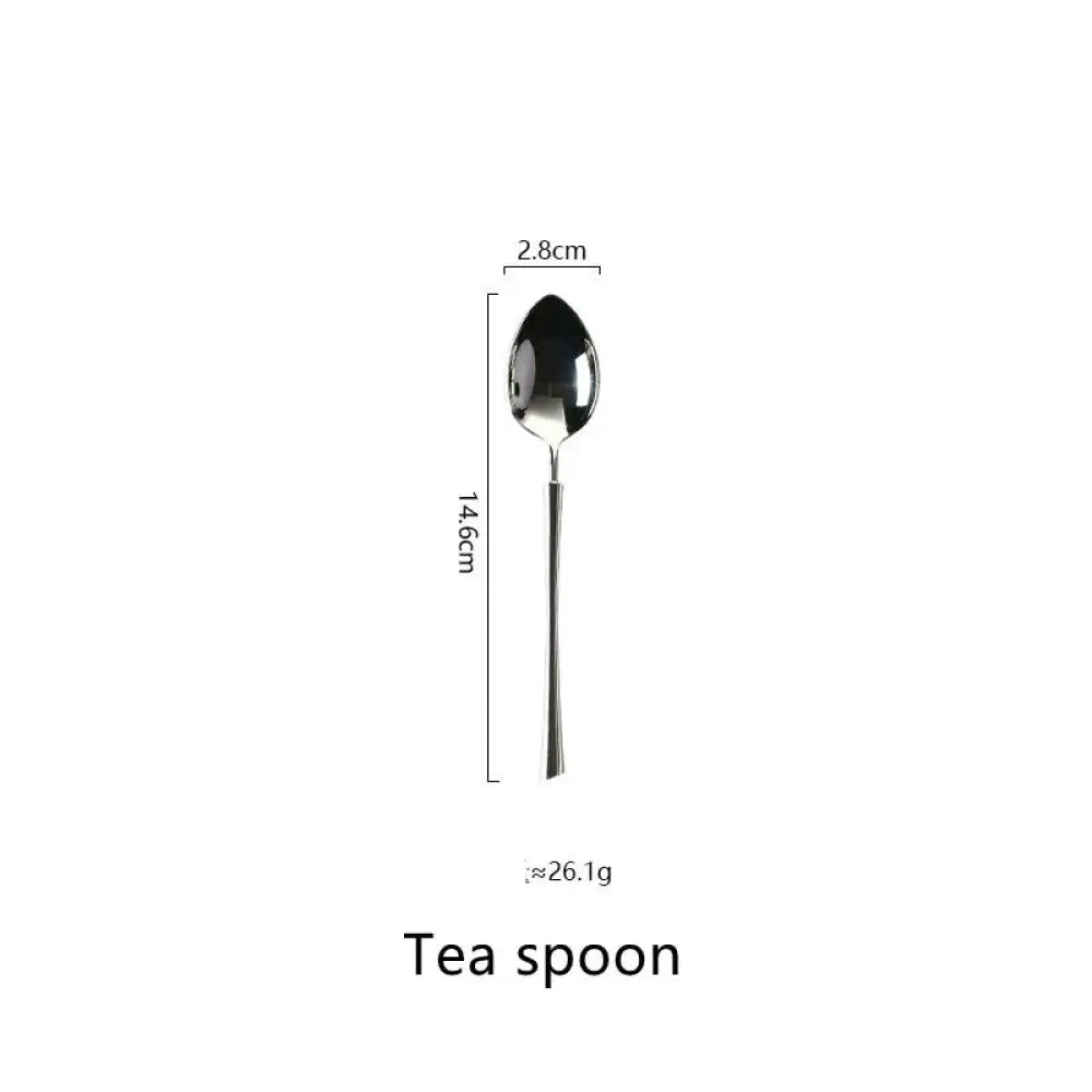 Polished Silver Western Stainless Steel Cutlery Set