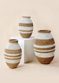 White Striped Buhera Basket